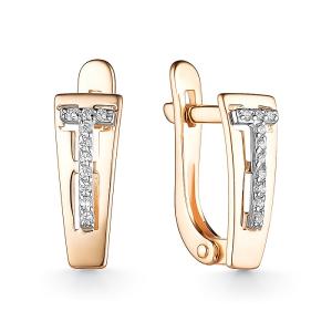 Серьги из золота с1205