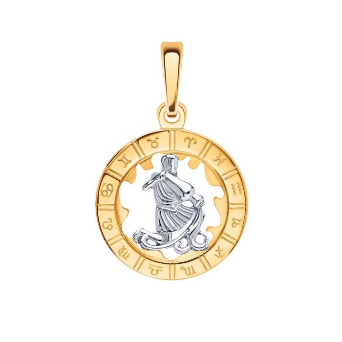 Подвеска из золота 5235/водолей