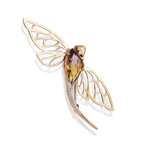 Брошь из золота 07-1-097-1701-011