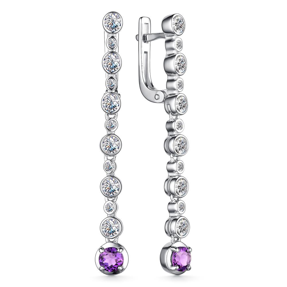 Серьги из серебра 02-349800АМ-00