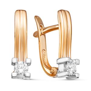 Серьги из золота 02-3315
