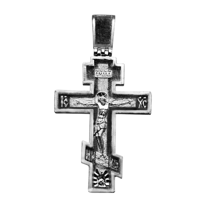 Крест из серебра 145-3363КЛ