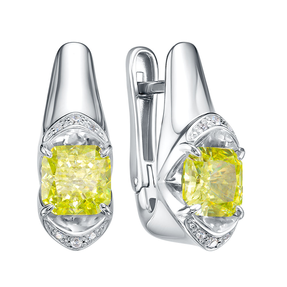 Серьги из серебра с120610 Хр