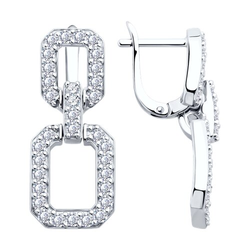 Серьги из серебра 94026535-91