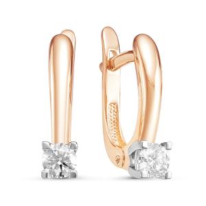 Серьги из золота 02-2476