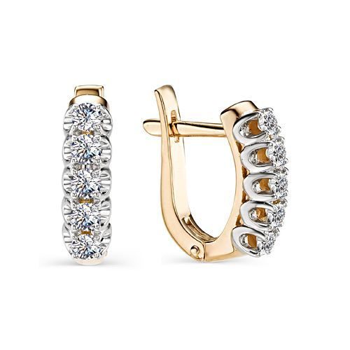 Серьги из золота 2-222-10