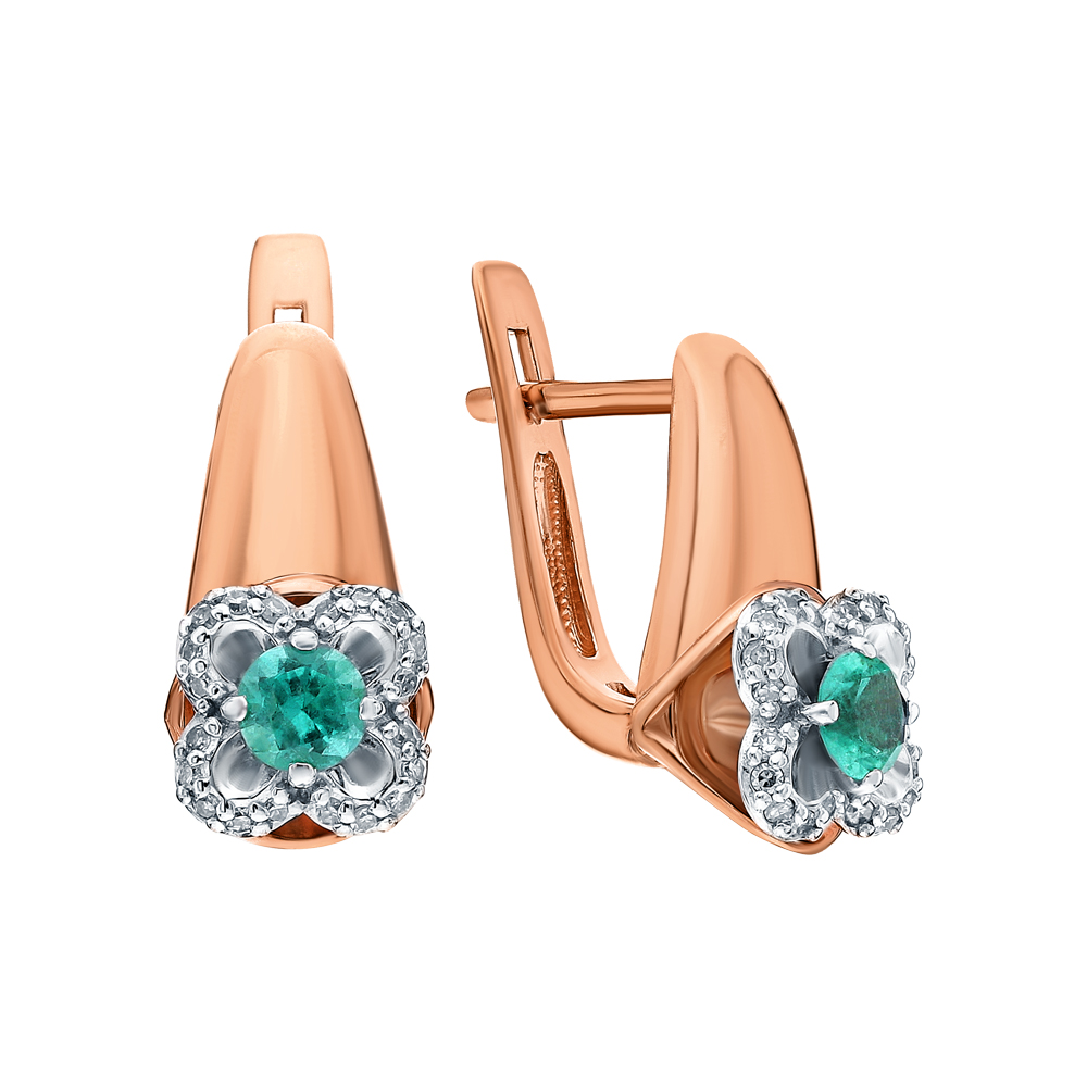 Серьги из золота БР320191