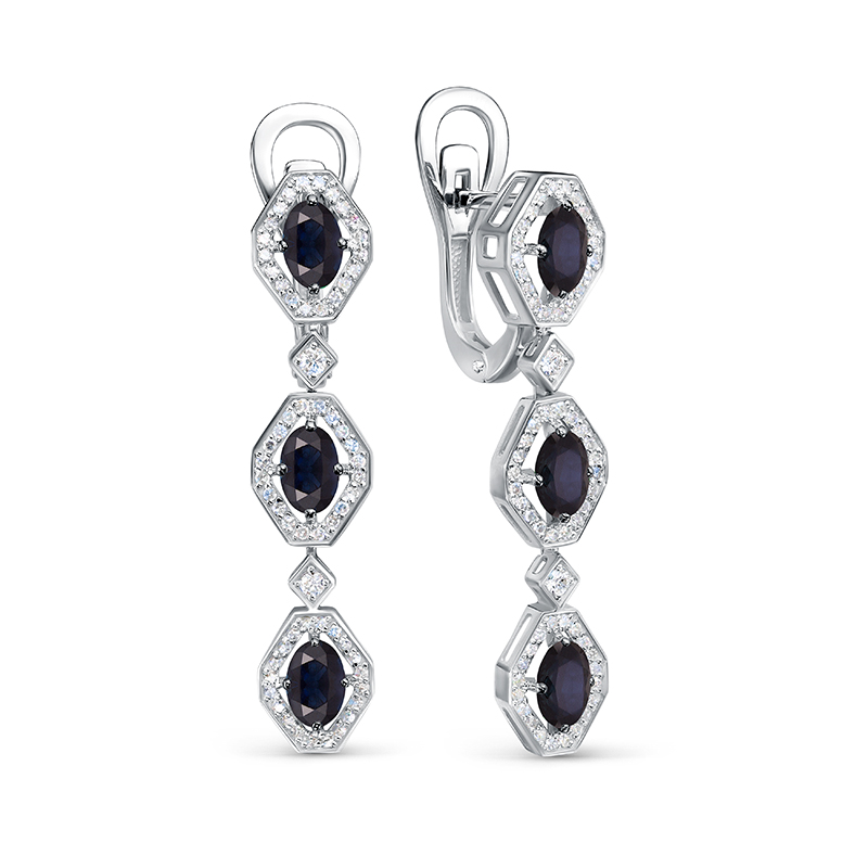 Серьги из золота бр222538б