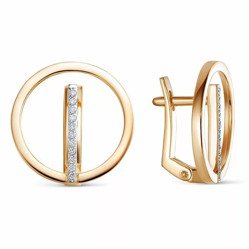 Серьги из золота 2-722-10