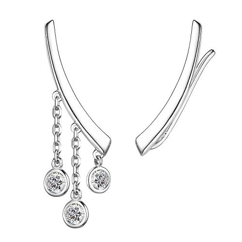 Серьги из серебра 02-3215/00СВ-00_