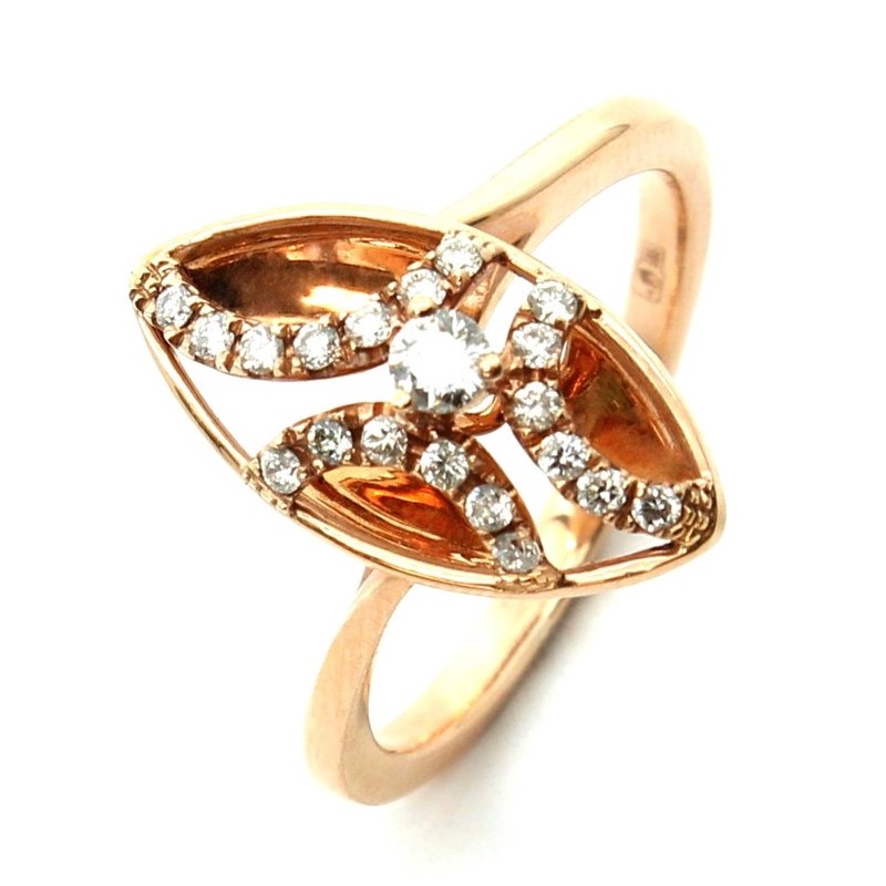 Кольцо из золота 38-1-ББ-К-010844