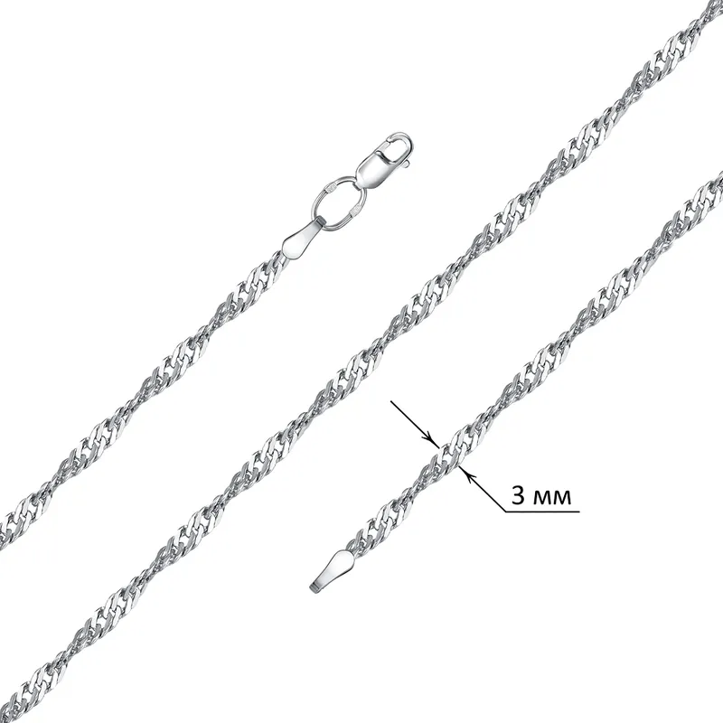Цепь из серебра СНр-50