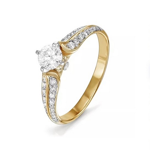 Кольцо из золота БР110828