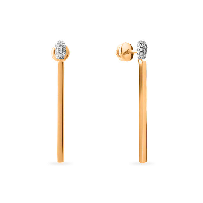 Серьги из золота 01-216059