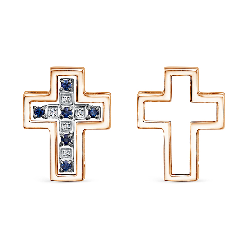 Крест из золота БР282788б