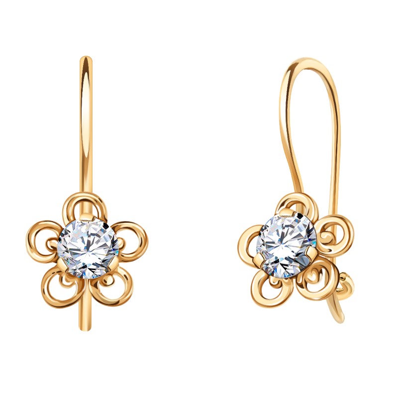 Серьги из золота 2808