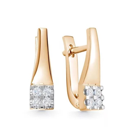 Серьги из золота 2-798-10