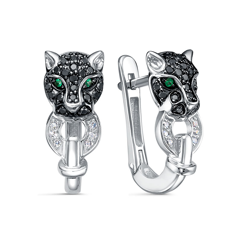 Серьги из золота БР122729б