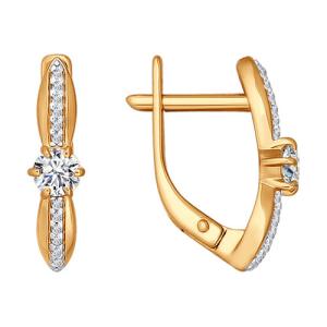 Серьги из золота 026491