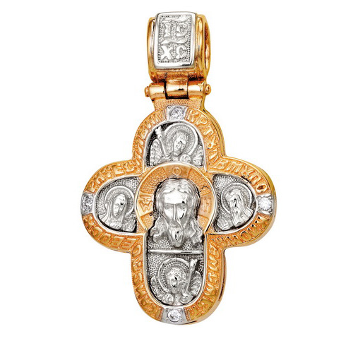 Крест из золота п670