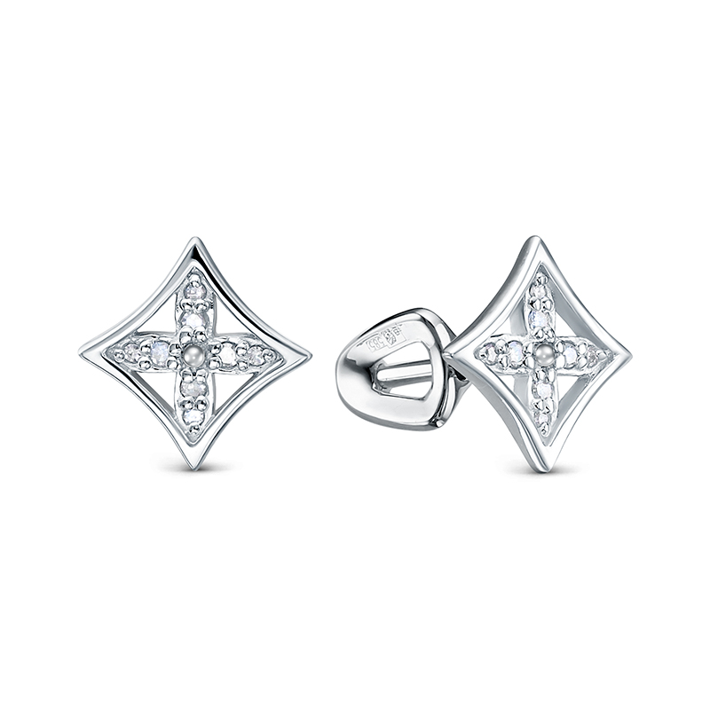 Серьги из золота БР152491б