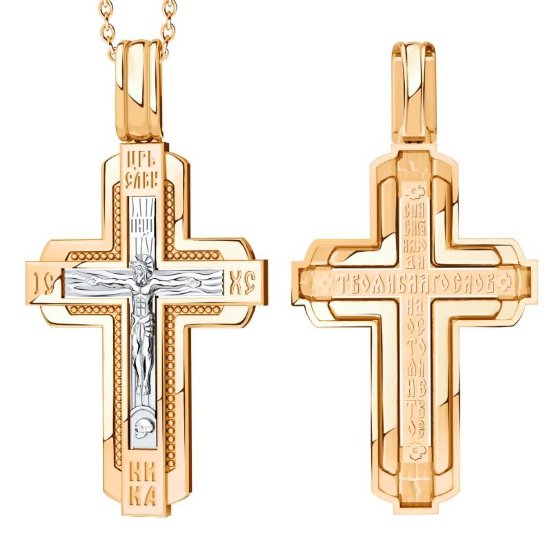 Крест из золота 01-408083