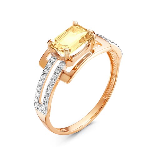 Кольцо из золота 100-1331_krist-230