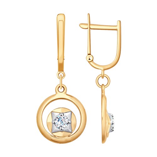 Серьги из золота 027822