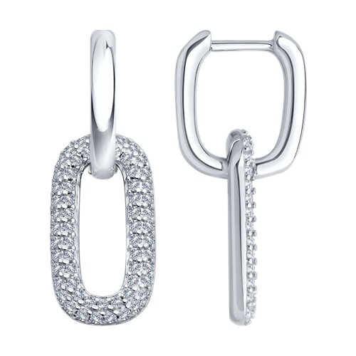 Серьги из серебра 94026578-91