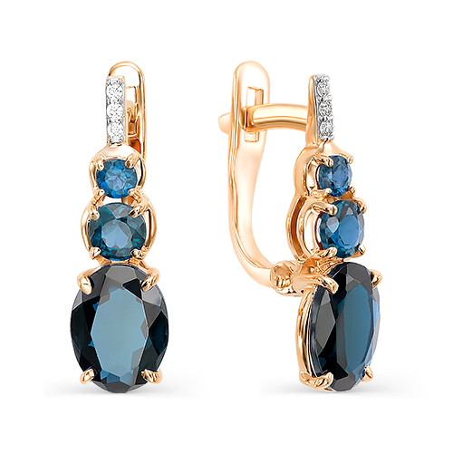 Серьги из золота 02-1-884-15