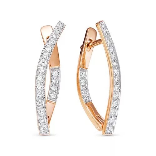 Серьги из золота 2-403-10