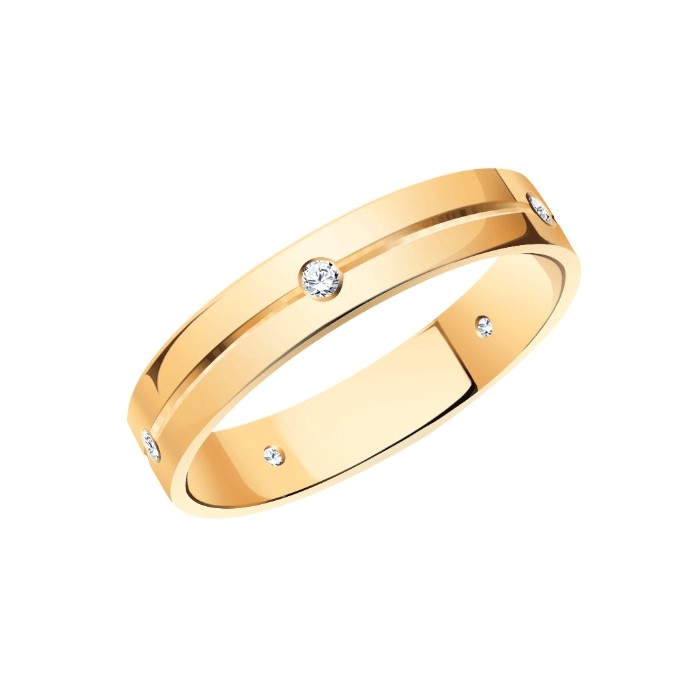 Кольцо из золота 675-4