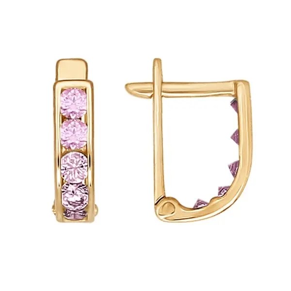 Серьги из золота 121-004_f-030