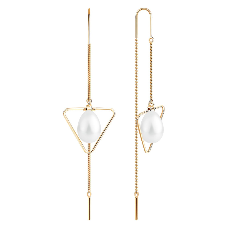 Серьги из золота 290-1-1121