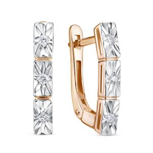 Серьги из золота БР122961