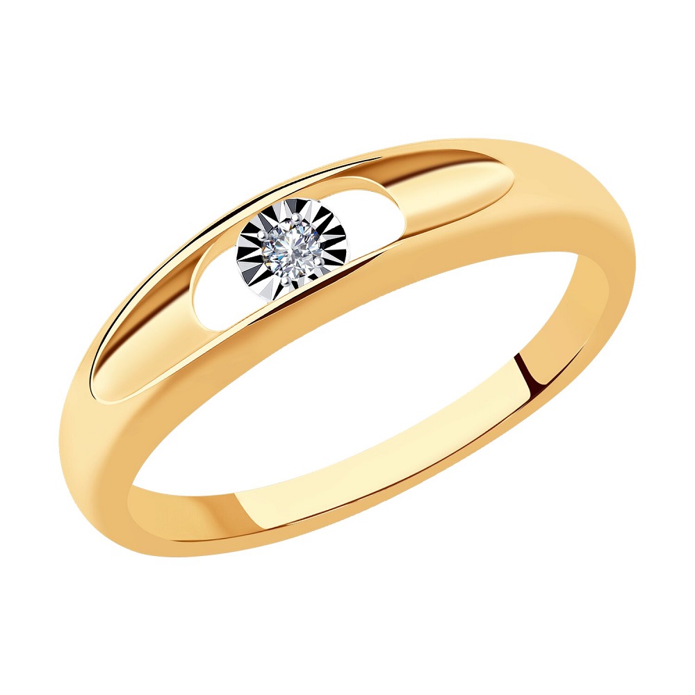 Кольцо из золота 1011973 №20 67