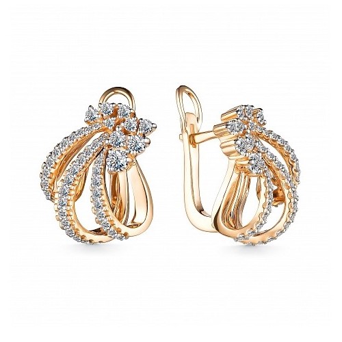 Серьги из золота 24649-100