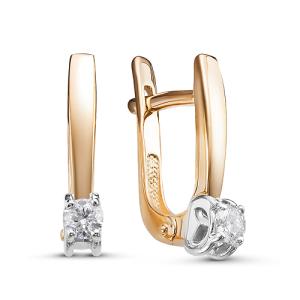 Серьги из золота 02-3387