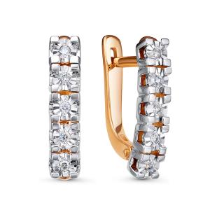 Серьги из золота БР121581