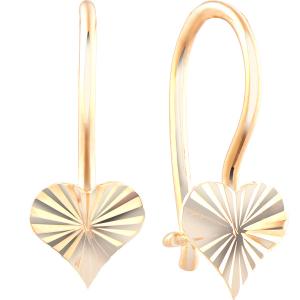 Серьги из золота с495