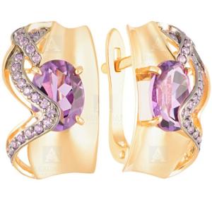 Серьги из золота кл2309а-2