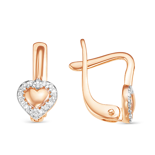 Серьги из золота 02-6485