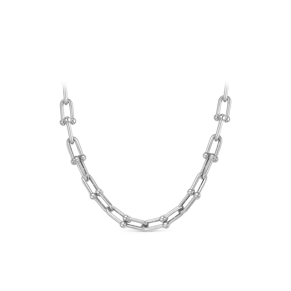 Колье из серебра с770008