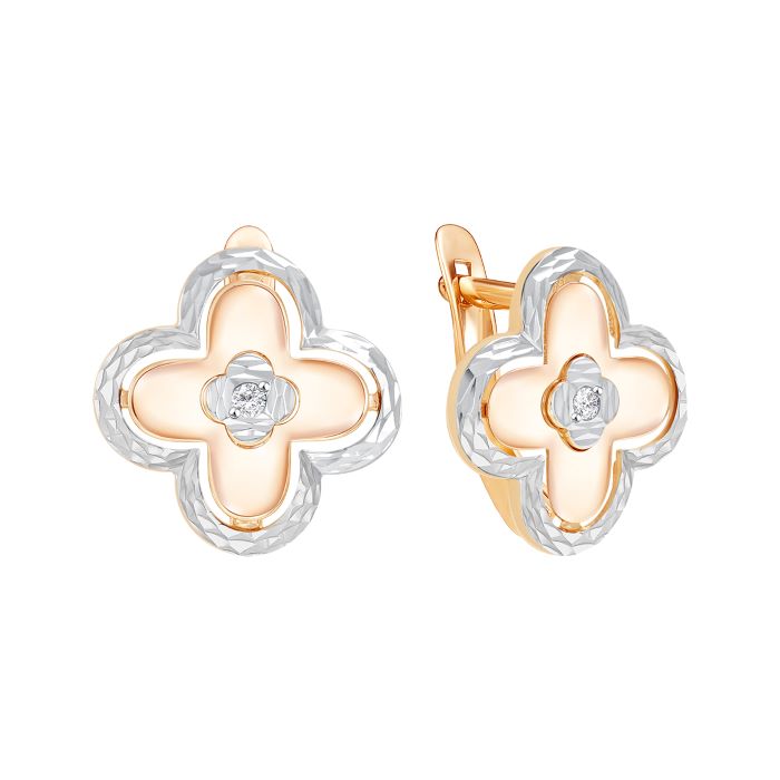 Серьги из золота 58-0030