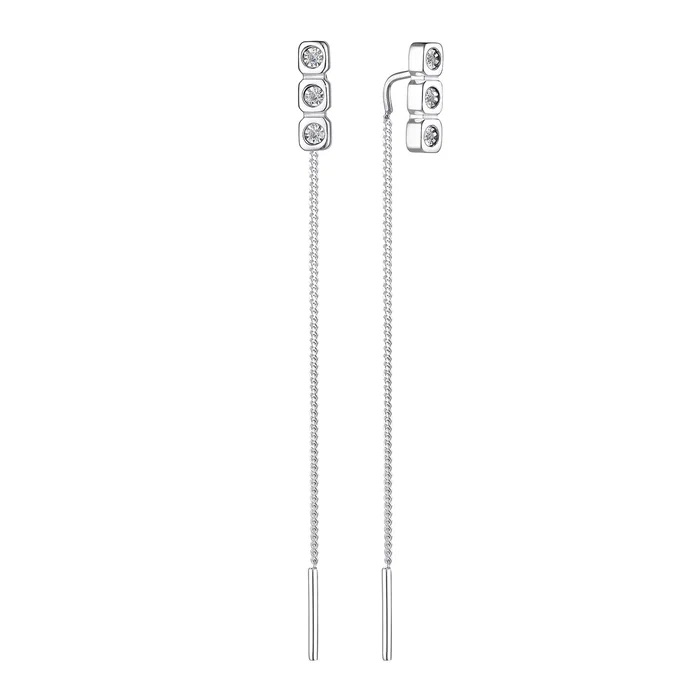 Серьги из серебра 02-2893/000Б-00