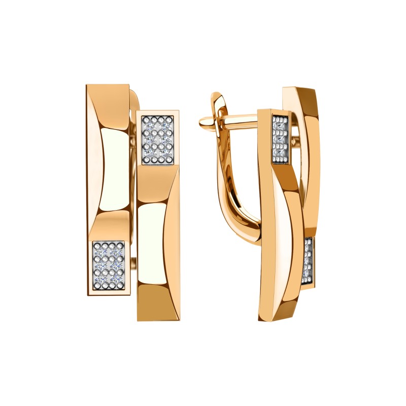 Серьги из золота 01-218352