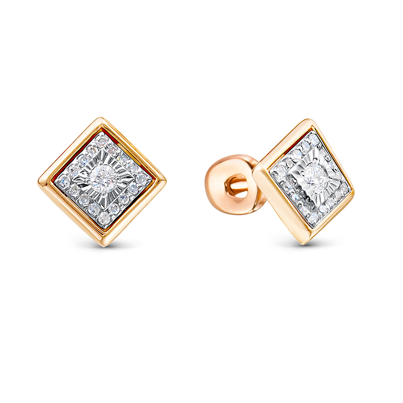 Серьги из золота БР152440