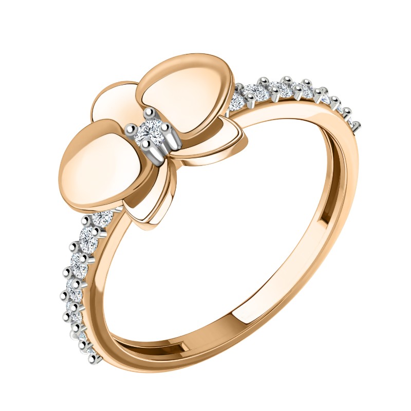 Кольцо из золота 01-118976