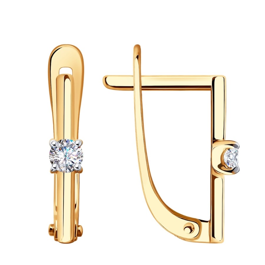 Серьги из золота 029231