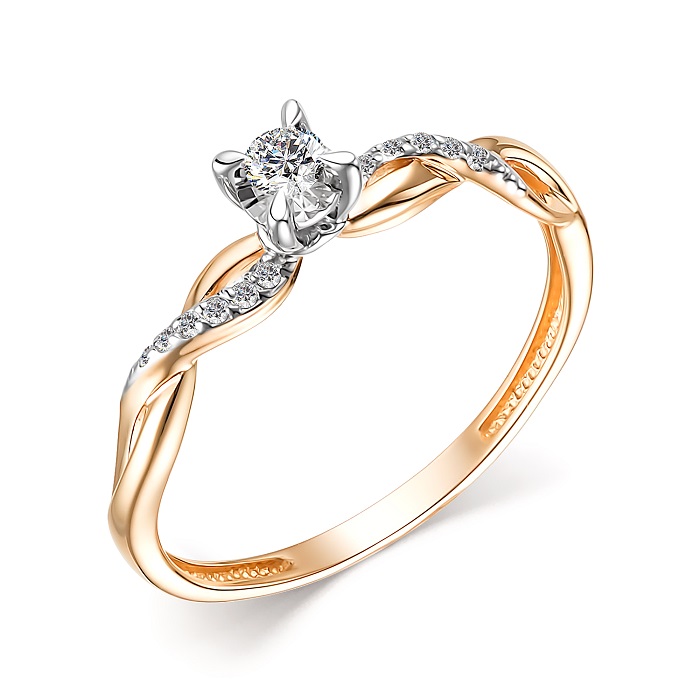 Кольцо из золота 15225-100